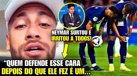 Eita A Pol Mica Atitude Do Neymar Mbappe Hoje Que Irritou A