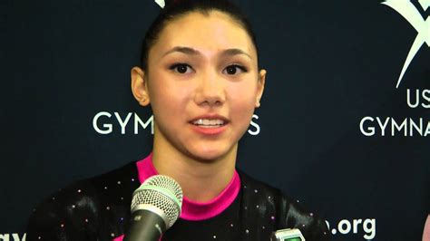 Kyla Ross Interview 2013 Pandg Gymnastics Championship Day 1 Youtube