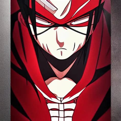 Krea Split Face Uchiha Madara Hashirama Poster Epic Artwork Anime