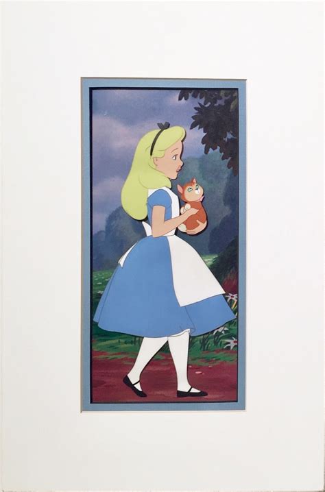 Animation Collection Original Production Cel Of Alice From Alice In