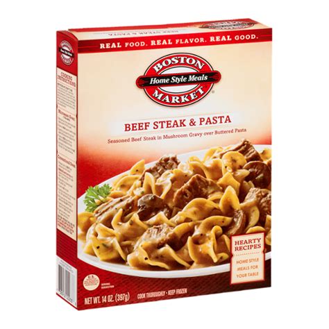 Boston Market Home Style Meals Beef Steak And Pasta Reviews 2020