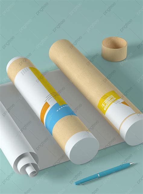 Original 3d Office Paper Tube Prototype Production Template Download On