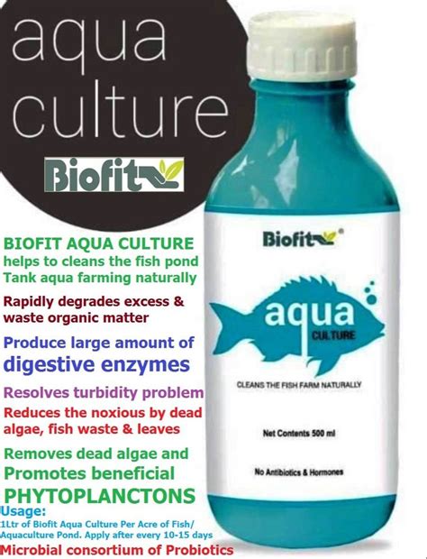 Netsurf Biofit Aqua Culture Ml Bottle Probiotics Removes Algae