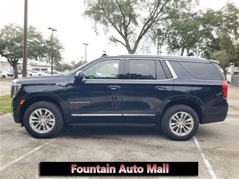 2021 Gmc Yukon Slt 21 Miles Midnight Blue Metallic 4d Sport Utility Ecotec3 5 3l New Gmc Yukon