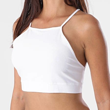 Urban Classics Top Débardeur Crop Femme TB2600 Blanc