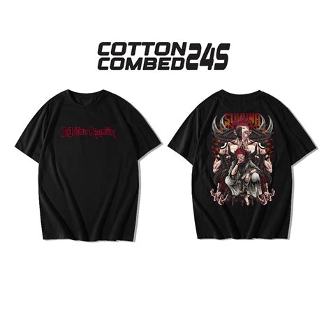 Jujutsu Kaisen Sukuna Ryoiki Tenkai T Shirt Big Size Jumbo Tshirt Anime Shopee Malaysia