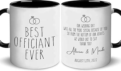 Amazon Personalized Wedding Officiant Mug Gift Best Officiant