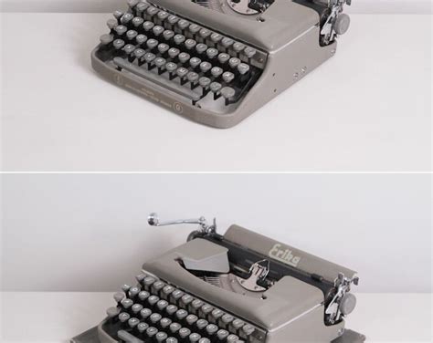 1951 Erika Model 9 Typewriter Restored And Working German Etsy