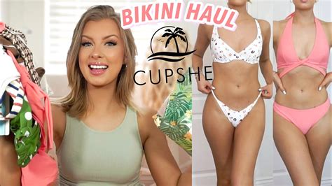 CUPSHE SWIMSUIT TRY ON HAUL My FAVORITE Bikinis YouTube