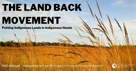 UCC Webinar—The Indigenous Land Back Movement — Southwest Conference ...