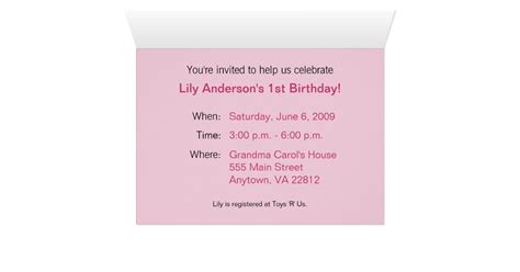 Custom Pink Birthday Party Invitation Card Zazzle