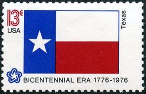 Stamp Texas United States Of America American Bicentennial Issue