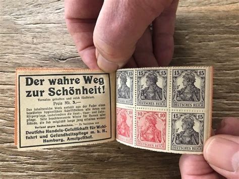 German Empire Stamp Booklet Michel B Ndgz Catawiki