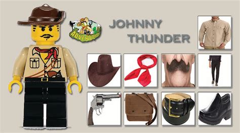 JOHNNY THUNDER COSTUME FROM LEGO ADVENTURERS | COSTUME REPLICA | Johnny ...