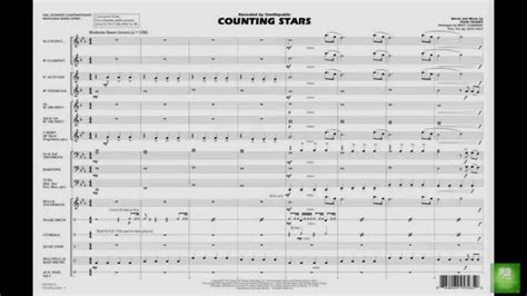 Counting Stars Arranged By Matt Conaway Youtube