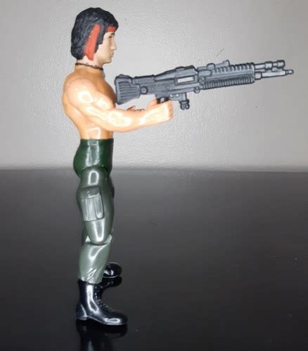 Boneco Rambo Sem Camisa Anos 80 Glasslite 5 Parcelamento Sem Juros