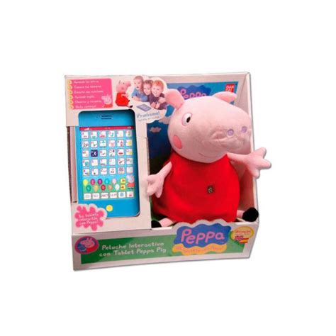 Peppa Pig Peluche Interactivo Con Tablet Hipergol