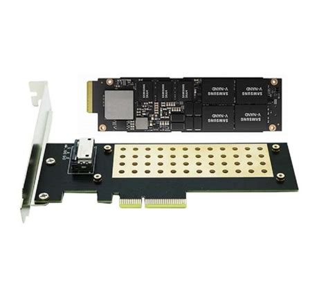 EDSFF E1 S NVMe SSD To PCI E 4X Adapter Card