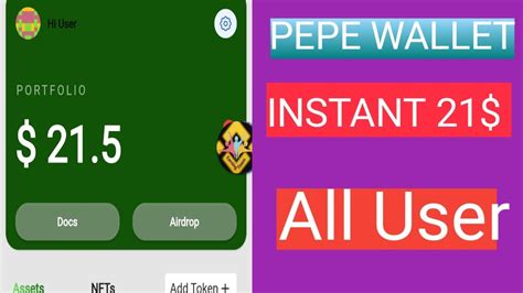 Pepe Wallet Instant All User Ferr Airdrop Earningteam Youtube