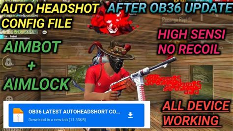 Ob Auto Headshot Obb Configmt Manager Config Filefreefire Aimbot