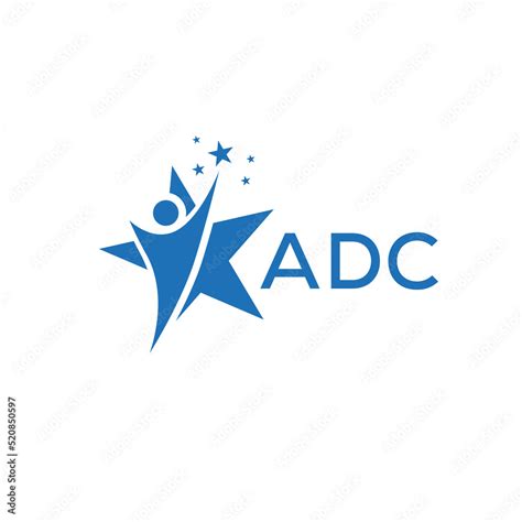 ADC Letter logo white background .ADC Business finance logo design vector image in illustrator ...