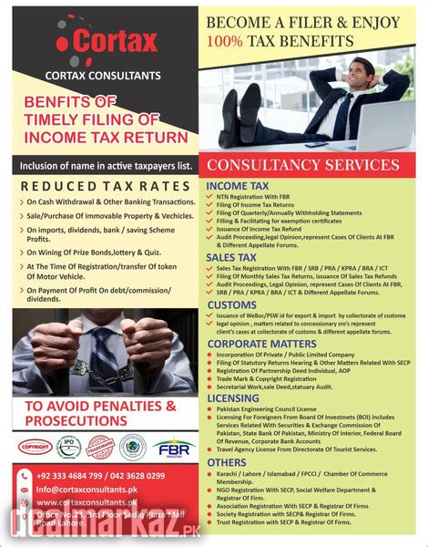 Become A Filer And Save Your Tax 201128 Other Services In Lahore Dealmarkaz Pk