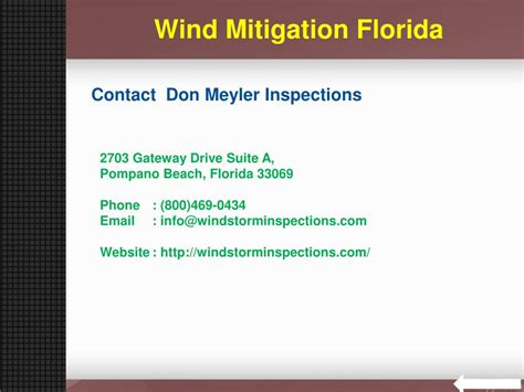 Ppt Wind Mitigation Florida Powerpoint Presentation Free Download Id7585593