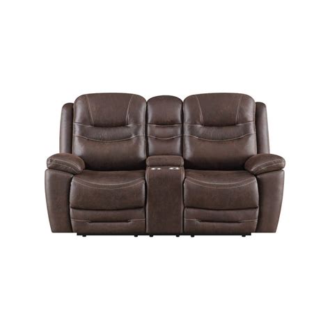 Power Reclining Console Loveseat With USB Ports - Quarles Furniture