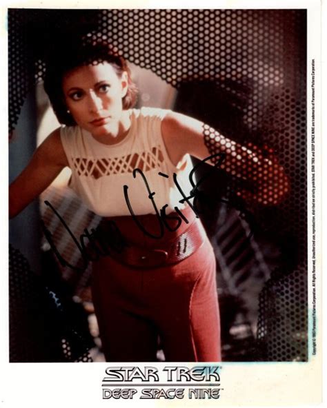 Nana Visitor Signed 8x10 Star Trek Deep Space Nine Kira Nerys Photo W