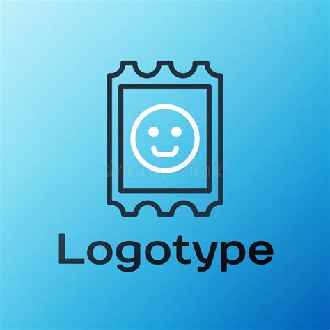 Line Lsd Acid Mark Icon Isolated On Blue Background Acid Narcotic