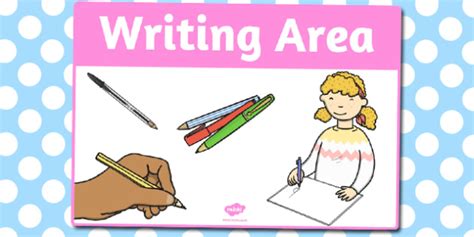 👉 Writing Area Sign Teacher Made
