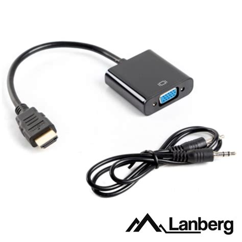 Cabo Adaptador Hdmi Macho Vga F Mea Lanberg Ledistronica Lda