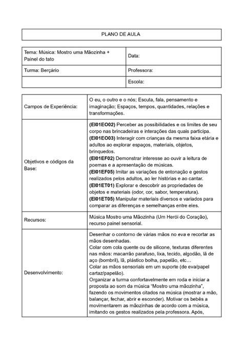 Atividade Para Berçario 2 - 300 planos com atividades para berçário 1 e 2 - Professores Mestres
