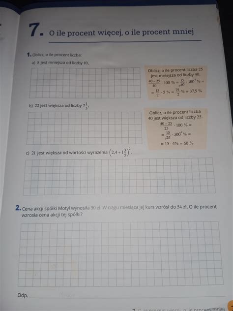 Pomoże ktoś Zadanie 1 2 na str 31 w ćw z matematyki matematyka w punkt