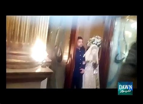 Ahmad Shahzad With Wife Sana Murad During Walima Ceremony Video