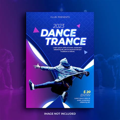 Premium Psd Dance Poster Design Template