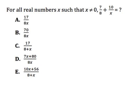 The Act Test Math Practice Test Questions Act Worksheets Library