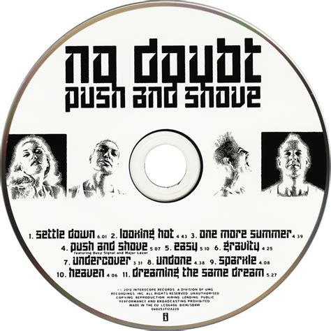 Car Tula Cd De No Doubt Push And Shove Portada