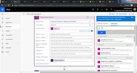 Integrate Crm With Business Central Using Microsoft Flow