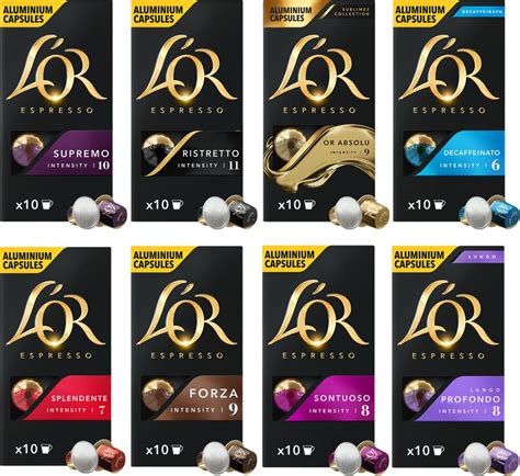 L OR Espresso Koffiecups Variatiepakket 8 X 10 Capsules Bol