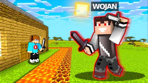 WOJAN Vs TAJNA BAZA W Minecraft YouTube