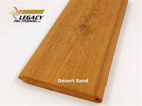 Prefinished Cedar Tongue And Groove Siding Desert Sand Stain