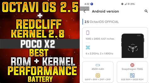 Poco X Octavi Os V And Redcliff Kernel V Installation Best Rom