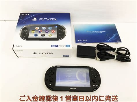 1円 Psvita 本体 セット ブラック Sony Playstation Vita Pch 2000 初期化 箱あり G05 208kk