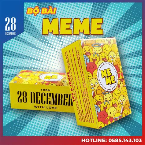 Bộ Bài MEME Nhiều Lá Vui Quên Lối Về Boadgame Mêm Chơi Cùng Nhóm Bạn