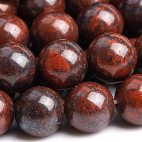 Red Jasper Beads Grade Aaa Genuine Natural Gemstone Round Etsy