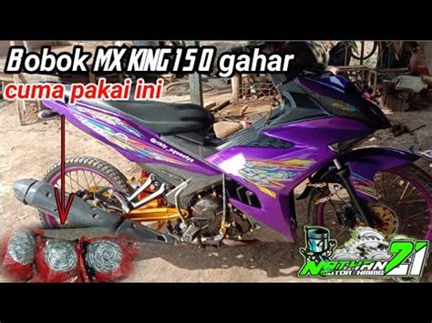 Tutorial Bobok Knalpot Jupiter Mx King Suara Gahar YouTube