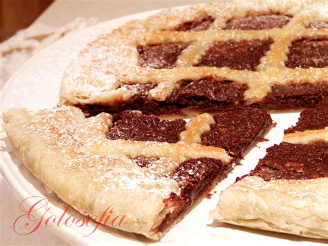 Crostata Di Sfoglia Alla Nutella E Ricotta Ricetta Semplice Golosissima