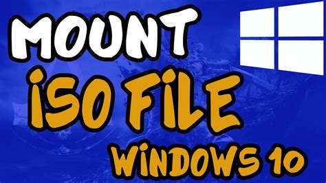 Mount Iso Windows How To Mount Iso Windows How To Mount