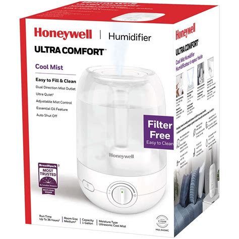 Honeywell Hul545wc Ultra Comfort™ Ultrasonic Cool Mist Humidifier 1 Gallon Canadian Tire